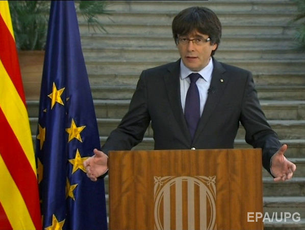 Пучдемон назвал правительство Каталонии легитимным и потребовал освободить арестованных политиков