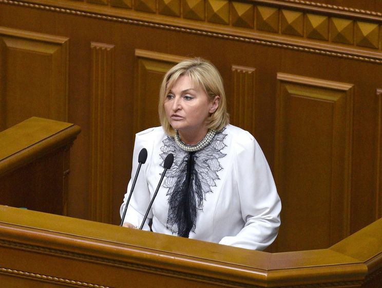 Ирина Луценко заявила, что Рада может рассмотреть законопроект о реинтеграции Донбасса ближе к 17 ноября