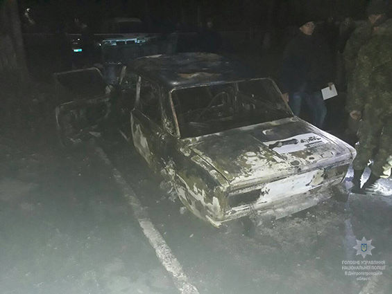В Днепропетровской области автомобиль с правоохранителями обстреляли из гранатомета – полиция