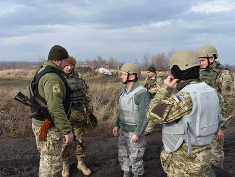 Военная делегация США посетила зону «АТО» на Донбассе