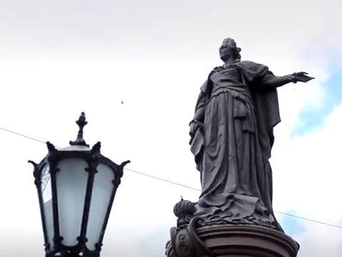 В Украинском институте национальной памяти инициируют демонтаж памятника Екатерине II в Одессе