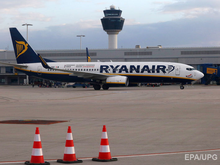 В Ірландії пілоти Ryanair оголосили про намір провести 24-годинний страйк