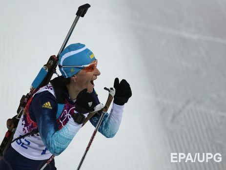 Украинская биатлонистка Вита Семеренко завоевала бронзу в спринте на этапе Кубка мира во Франции