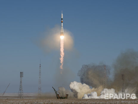 C космодрома Байконур успешно стартовала ракета-носитель "Союз". Видео