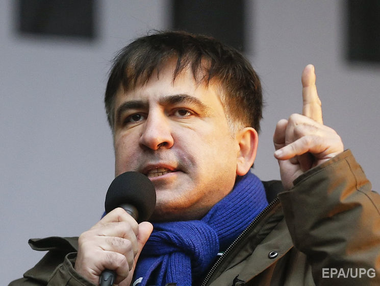 Саакашвили о временной отмене акций протеста: Неблагодарное дело – дергать украинцев на новогодние праздники