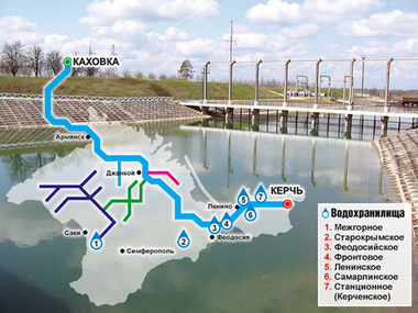 Крым продолжает несанкционированный забор днепровской воды