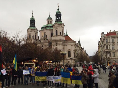 В Чехии поднимут украинские флаги
