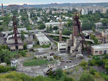 В Горловке вооруженные люди захватили неработающую шахту "Комсомолец"