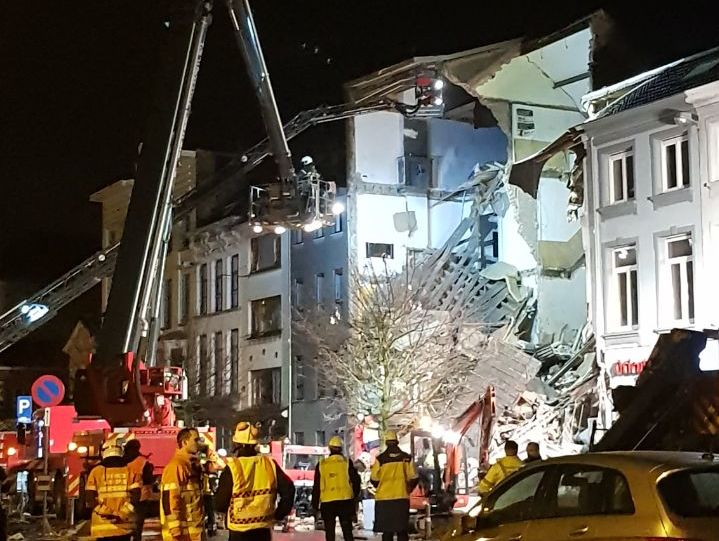 Обрушение дома в Бельгии: ранены 14 человек, один в критическом состоянии