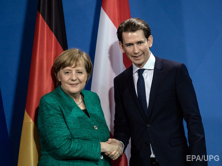 Меркель и Курц выступили за укрепление внешних границ ЕС и сокращение нелегальной миграции