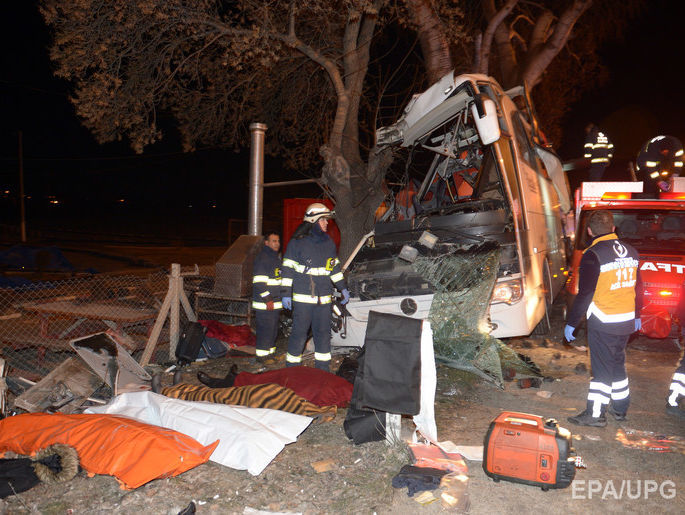 У ДТП у Туреччині загинуло 11 пасажирів туристичного автобуса