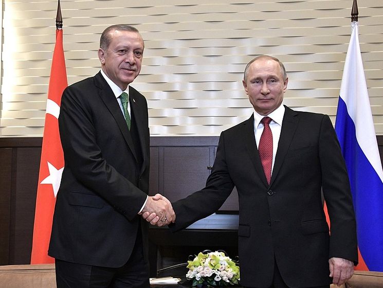 Ердоган і Путін обговорили в телефонному режимі військову операцію Туреччини в сирійському Афріні