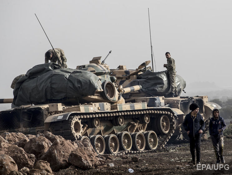 Курды заявили об уничтожении в Сирии турецкого танка