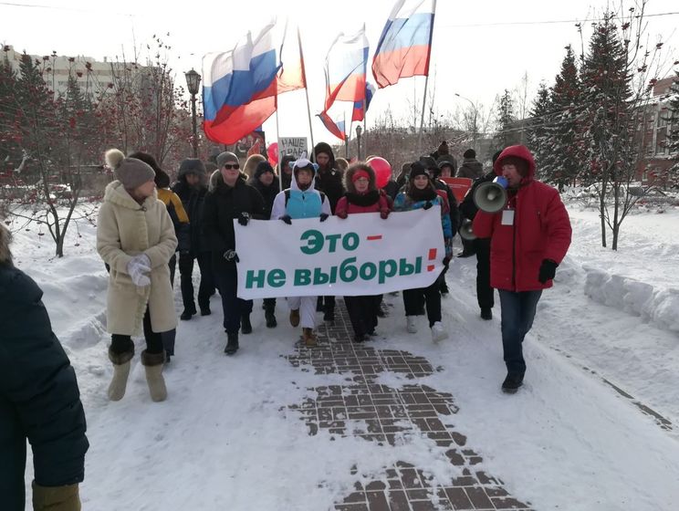 "Забастовка избирателей". В российских городах проходят митинги сторонников Навального