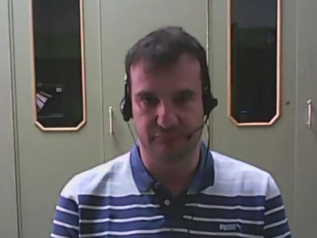 Хосе Карос Барриос Санчес во время интервью RT Spanish в мае 2014 года
