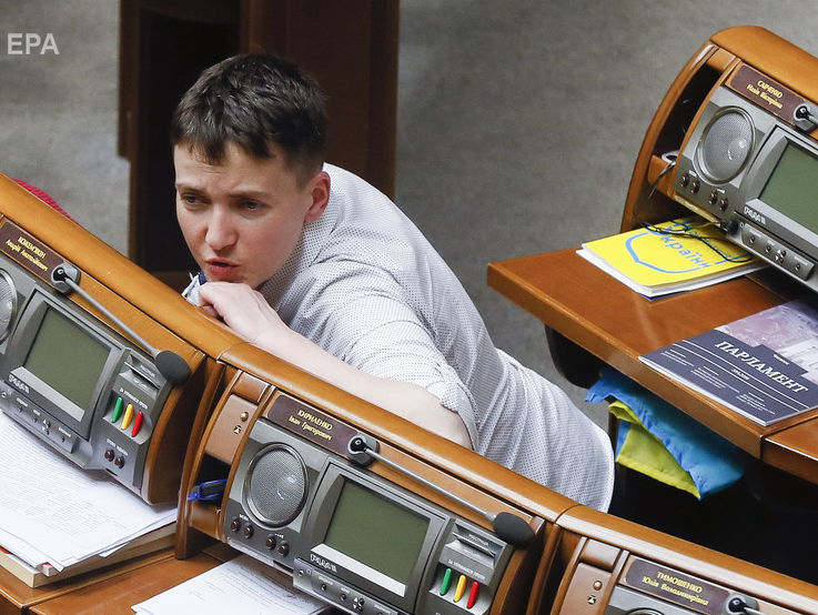 "Ба-бах! Що, всралися?" Савченко записала ролик на фоне зала заседаний Рады. Видео