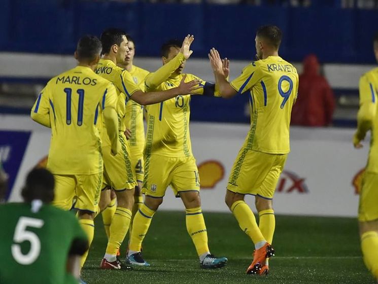 Букмекеры считают сборную Украины фаворитом в матче с Японией