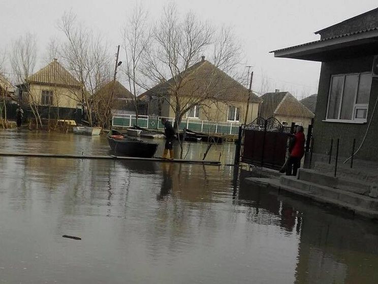 В городе Вилково подтоплена треть улиц