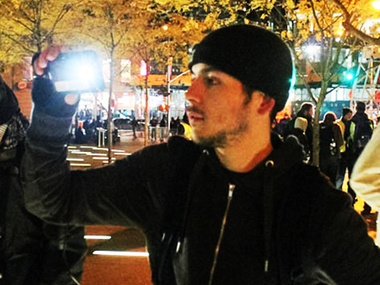 На Майдан приехал герой акции Occupy Wall Street - лучший американский онлайн-журналист Тим Пул