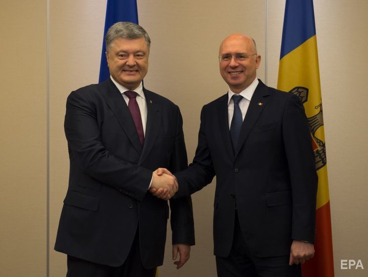 Порошенко обсудил с премьером Молдовы Приднестровье и сотрудничество в рамках "Восточного партнерства"