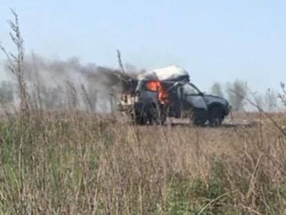 Боевики возле Опытного уничтожили автомобиль с гуманитарной помощью – Объединенные силы