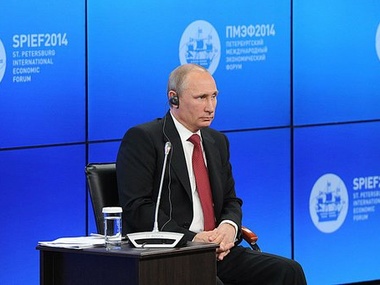 Путин подчеркнул необходимость немедленного прекращения "карательной" операции на востоке Украины