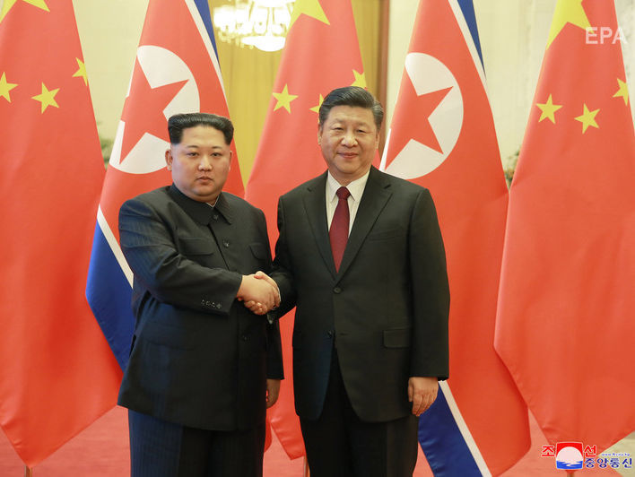 Ким Чен Ын встретился с председателем КНР Си Цзиньпином