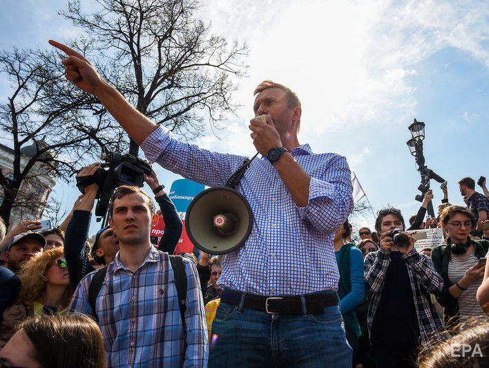 Навального заарештували на 15 діб за непокору поліції на акції "Він нам не цар"