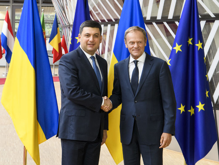 Гройсман – Туску: Нет оснований считать, что Украина замедлила процесс реформ