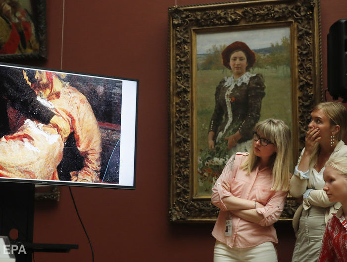 Після реставрації картину Рєпіна "Іван Грозний убиває свого сина" виставлятимуть у броньованому кейсі – директор галереї
