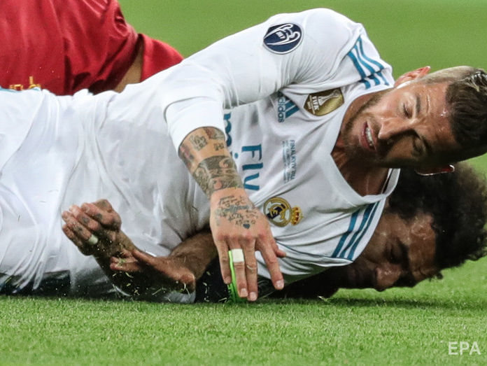 Египетский юрист хочет отсудить у капитана "Реала" Рамоса €1 млрд за травму форварда "Ливерпуля" Салаха