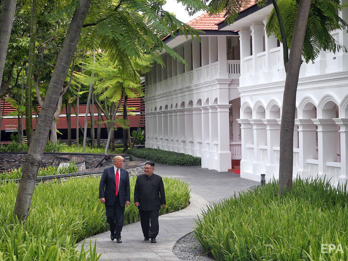 ﻿У Сінгапурі завершився історичний саміт Трампа та Кім Чен Ина