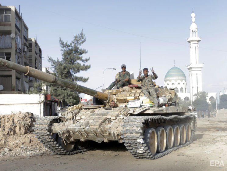 ﻿Агентство SANA повідомило про удар міжнародної коаліції по позиціях сирійської армії. У США заперечують