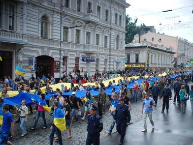 В Харькове состоялся марш единства. Фоторепортаж