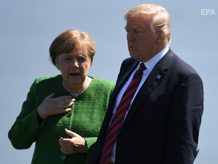 На саммите G7 Трамп бросал конфеты в сторону Меркель – CBS