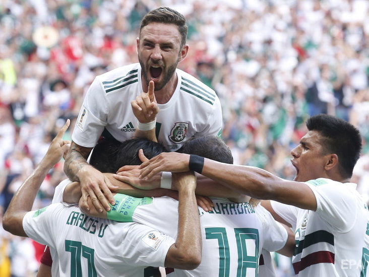 Мексика выиграла второй матч на чемпионате мира по футболу