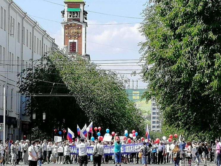 ﻿У Росії пройшли мітинги проти підвищення пенсійного віку