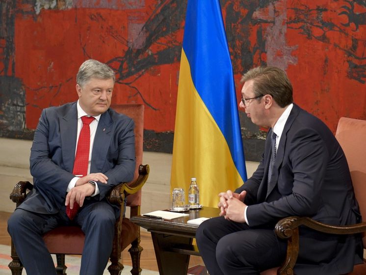 Порошенко рассчитывает на поддержку Сербии в вопросе введения миротворцев на Донбасс