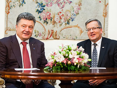 На встрече с Коморовским в Польше Порошенко представил свой план действий на ближайшее время