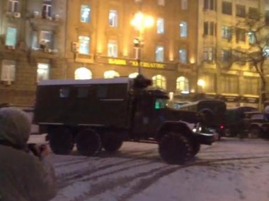 Балога обнародовал схему размещения военной техники вокруг Майдана