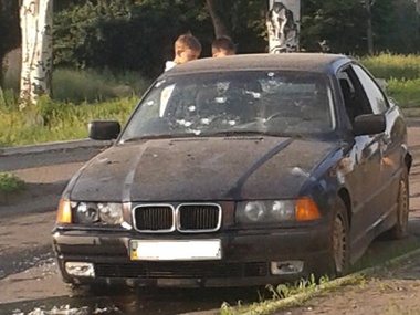 В Артемовске расстреляли машину, в которой ехал командир танковой базы