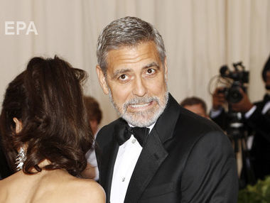 Обнародованы кадры аварии с участием Клуни. Видео