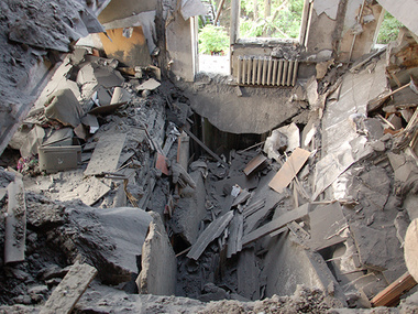 Взрыв в жилом доме в Николаеве. Фоторепортаж