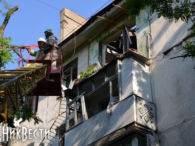 В Николаеве произошел взрыв в пятиэтажном доме