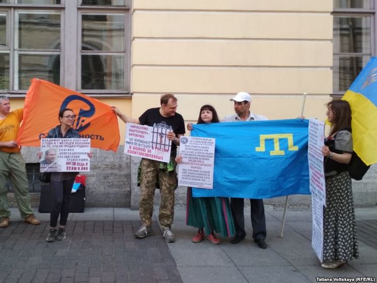В России арестовали участницу пикета в поддержку Сенцова 