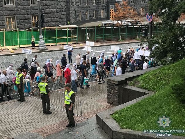 В Киеве проходит крестный ход УПЦ Московского патриархата. Трансляция