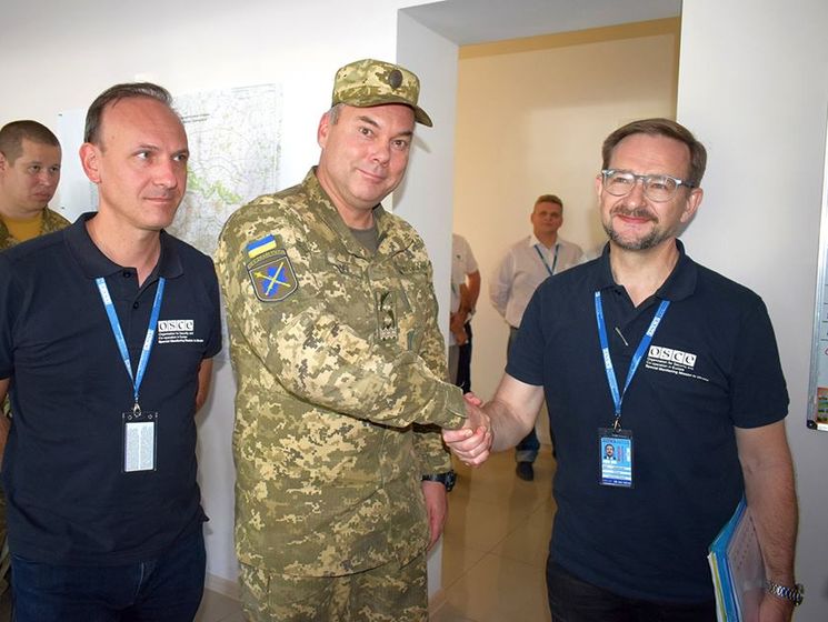 Командующий штаба операции Объединенных сил призвал генсека ОБСЕ усилить эффективность мониторинговой миссии на Донбассе
