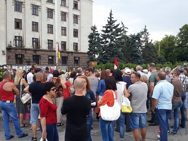 Митинг в Одессе прошел под охраной рекордного количества милиции