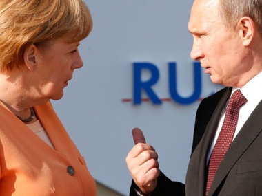 Путин и Меркель обсудили вопрос продления перемирия на востоке Украины