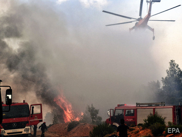 ﻿У Греції затримали ймовірного палія, який спровокував масштабні лісові пожежі